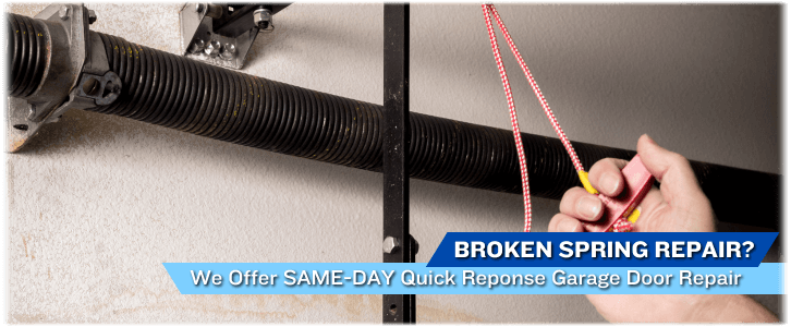 Broken Garage Door Spring Gretna LA